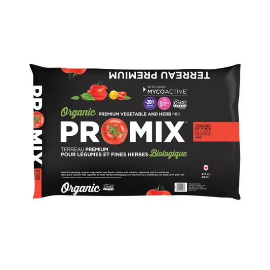 PRO-MIX ORGANIC VEGETABLE & HERB MIX 28L [90/SKID]