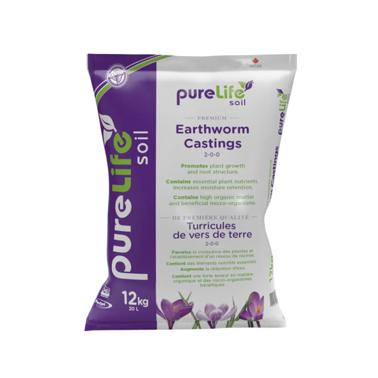 PURE LIFE ORGANIC WORM CASTINGS 20L [70/SKID]