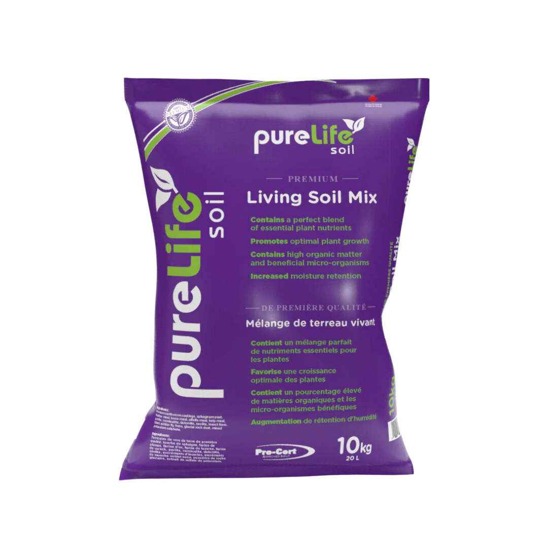 PURE LIFE ORGANIC LIVING SOIL MIX 20L [70/SKID]