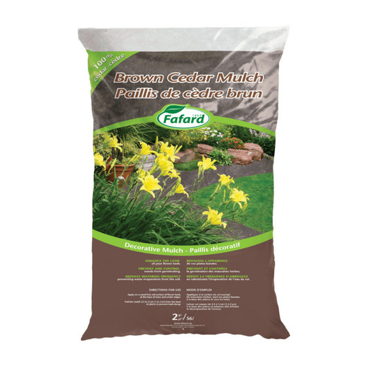 Fafard Brown Cedar Mulch 3 CU.FT | 85L [65/SKID]