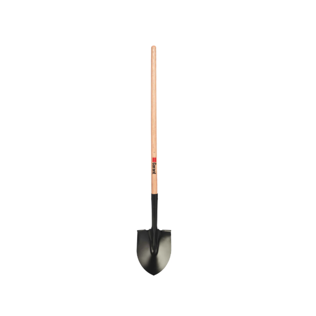 Garant Round point shovel, long wood handle [6/PACKAGE]