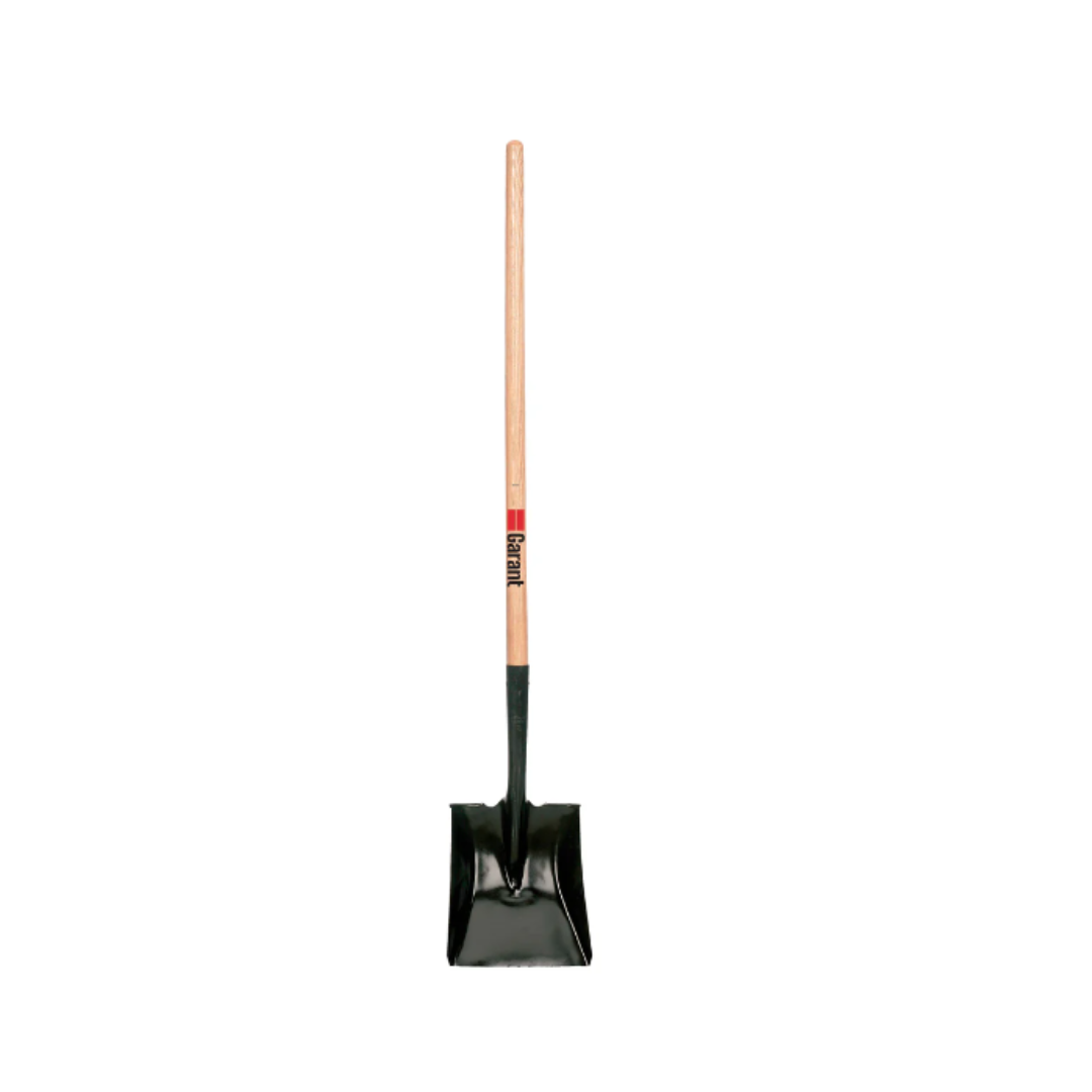 Garant Square point shovel, long wood handle [6/PACKAGE]