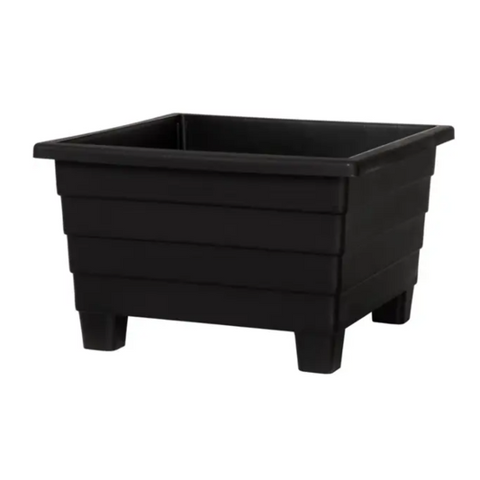 DCN Plastics Azura classic design square patio planter with thick walls 15" [6/Case]