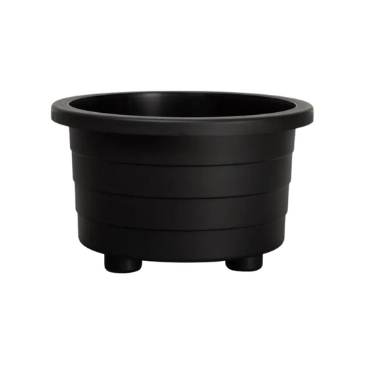 DCN Plastics Azura classic design circle patio planter with thick walls 15" [6/Case]