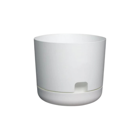 DCN PLASTICS OASIS SELF-WATERING PLANTERS 12" |  WHITE [6/Case]