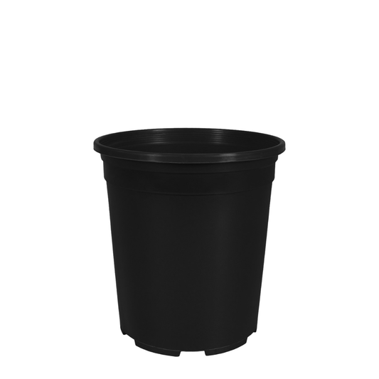 HC Company NBB001G0 1 Gallon Round Trade G Bottom Drain Nursery Pot BLACK | [6,500/BULK]