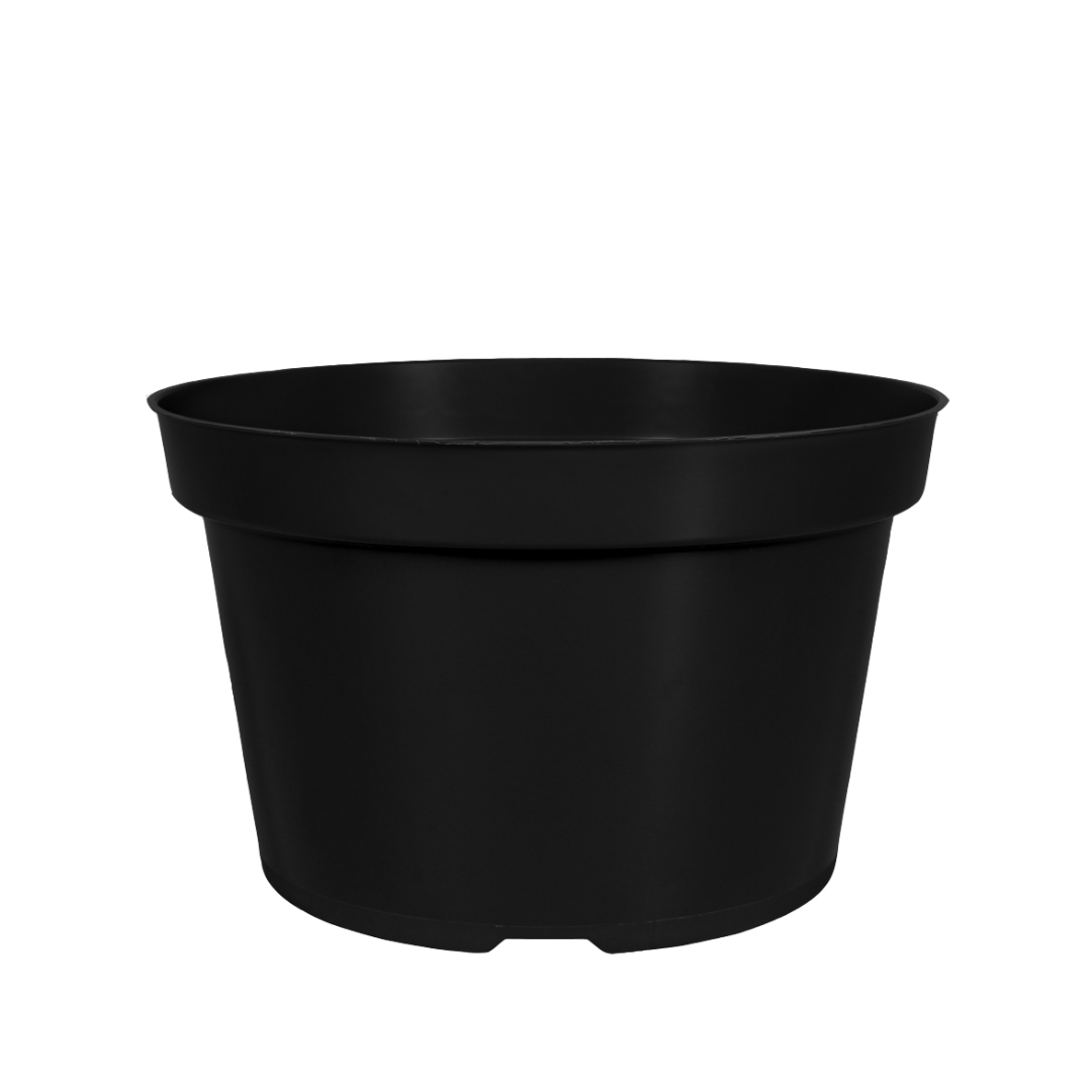 HC Company 9.00 Mum Round Pot BLACK [54/CASE] [3,240/SKID]