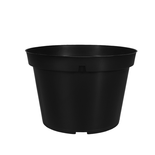 HC Company 8.5 Azalea Thinwall Round Pot BLACK [130/CASE] [7,800/SKID]