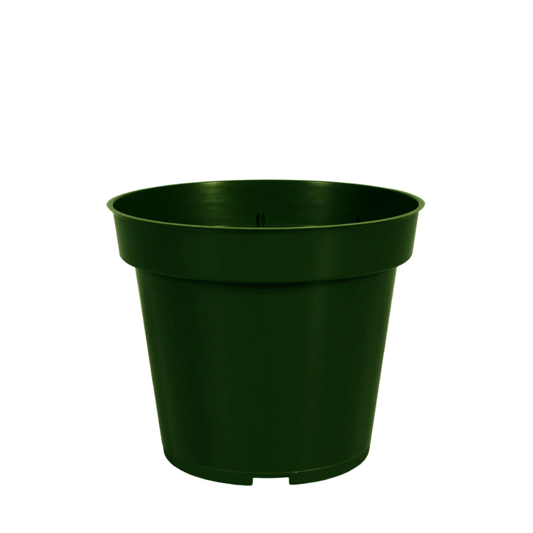 HC Company 4.50 Round Geranium Pot Thinwall GREEN [850/CASE] [32,200/SKID]