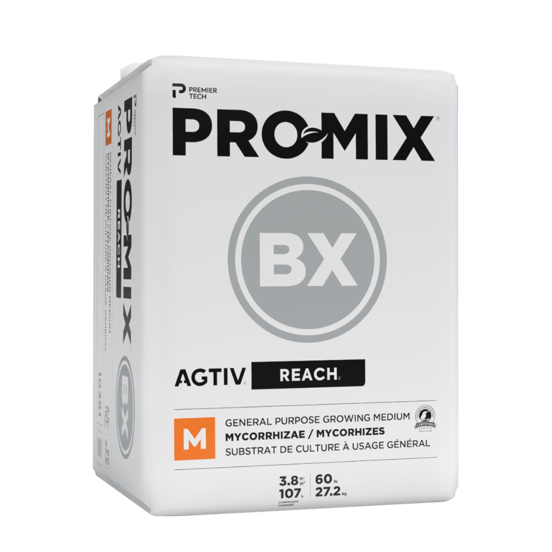 PRO-MIX® BX AGTIV REACH® 3.8 CU.FT COMPACT GENERAL PURPOSE GROWING MEDIUM | 107L [30/SKID]