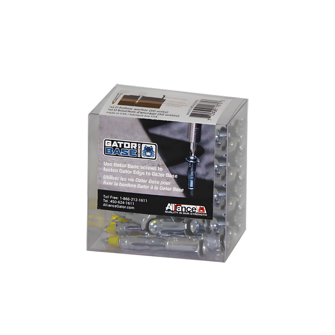 GATOR BASE SCREWS 1/8 LD Hollow Anchor (50 units) [20 PACKS/BOX]