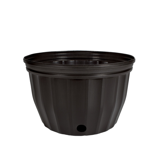 HC Company BDS10000 1.50 Gallon Blow Mold 500 Squat Nursery Pot | [45/ SLEEVE] [4,500/SKID]