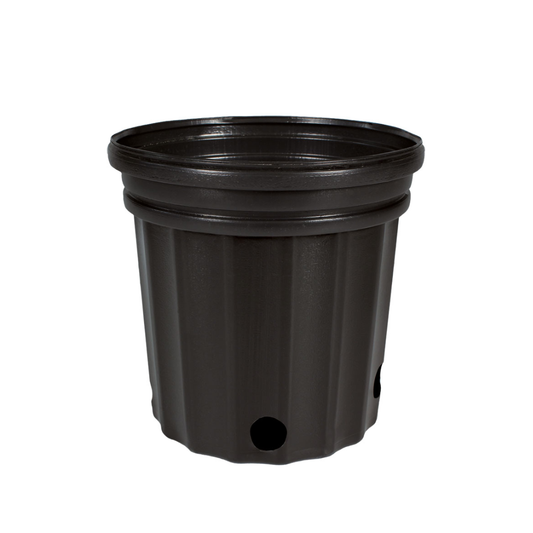 HC Company BMS12000 3 Gallon Blow Mold Squat Round Nursery Collection | [50/ SLEEVE] [3,000/SKID]