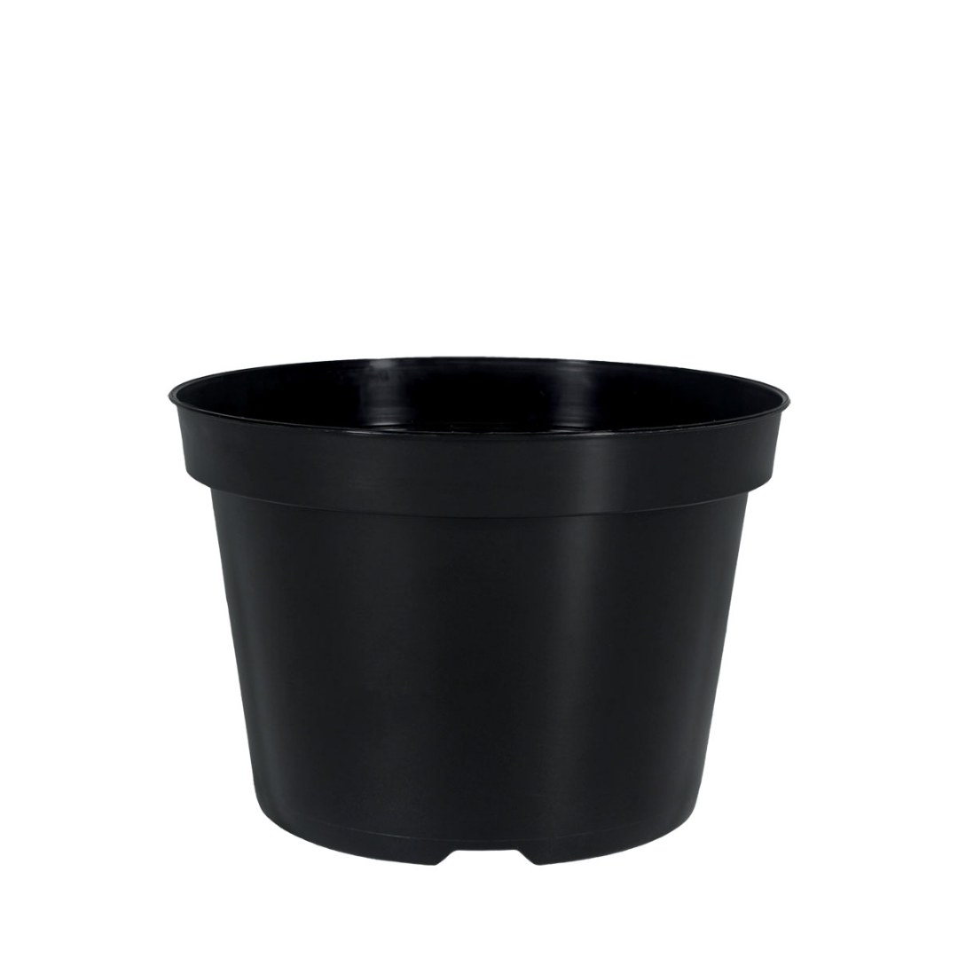 HC Company 5.00 Azalea Round Pot BLACK [750/CASE] [30,000/SKID]