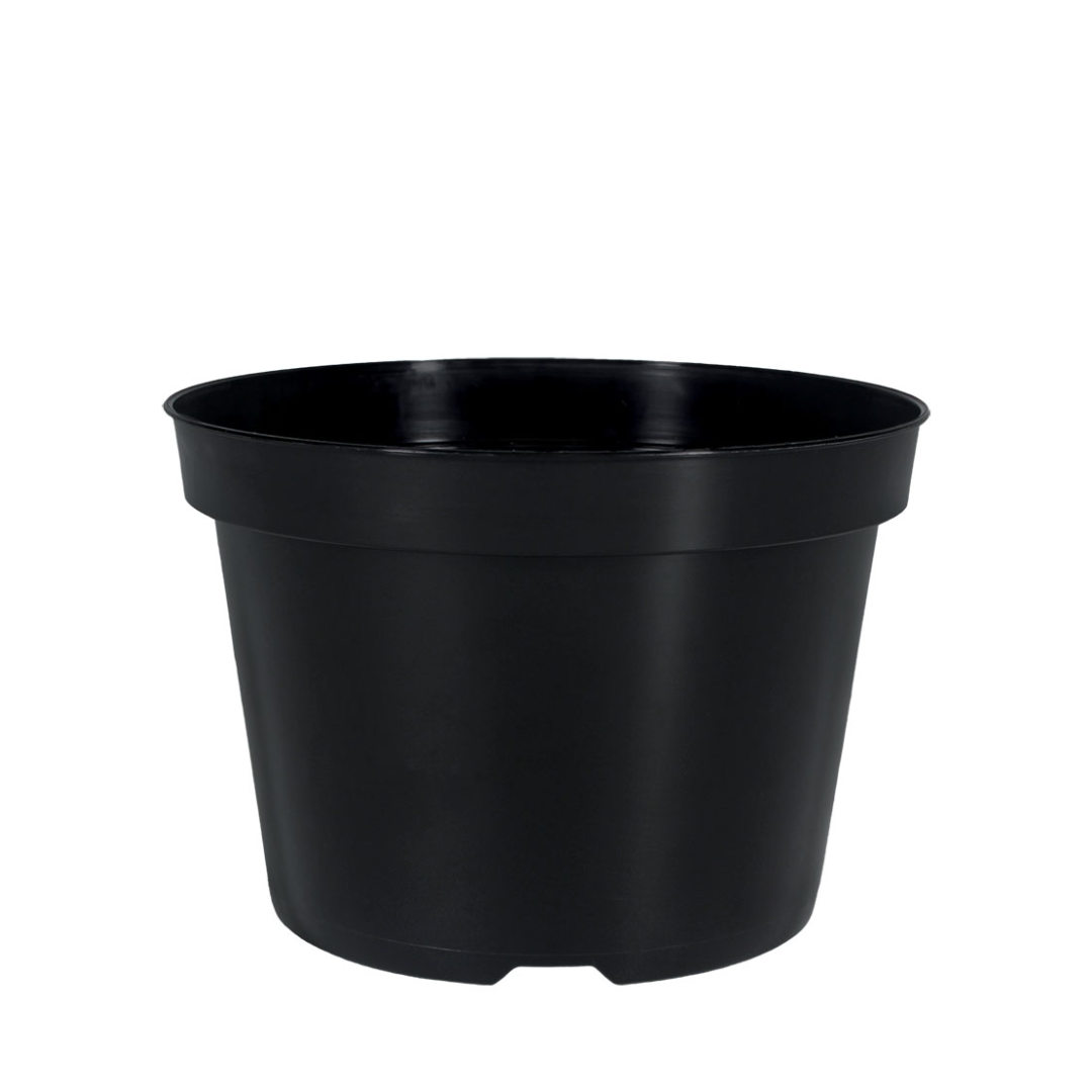 HC Company 7.00 Azalea Round Pot BLACK [250/CASE] [8,750/SKID]
