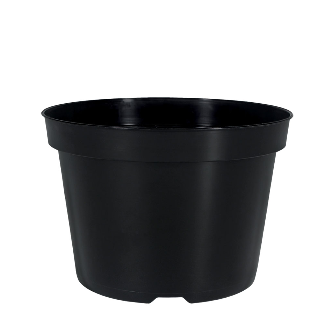 HC Company 7.5 Azalea Round Pot BLACK [200/CASE] [7,200/SKID]