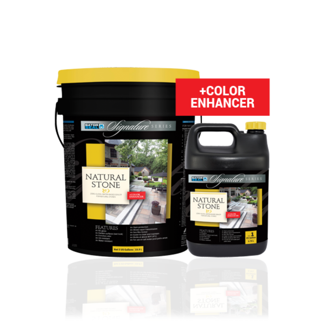 Gator Signature Series Natural Stone + Color Enhancer 1 US gal. (3.78 L) [96 UNITS/SKID]